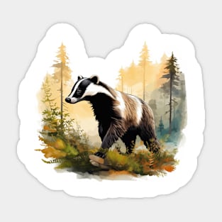 Badger Sticker